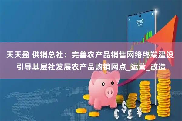 天天盈 供销总社：完善农产品销售网络终端建设 引导基层社发展农产品购销网点_运营_改造